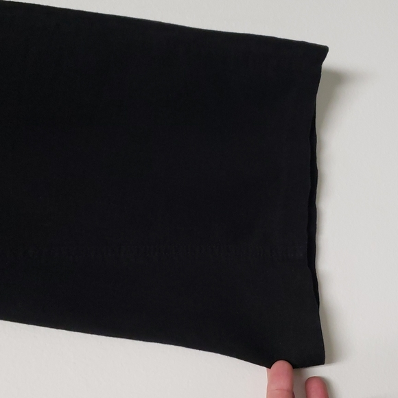 Roxy linen black‎ drawstring pants wide-leg size large long length - Picture 8 of 15